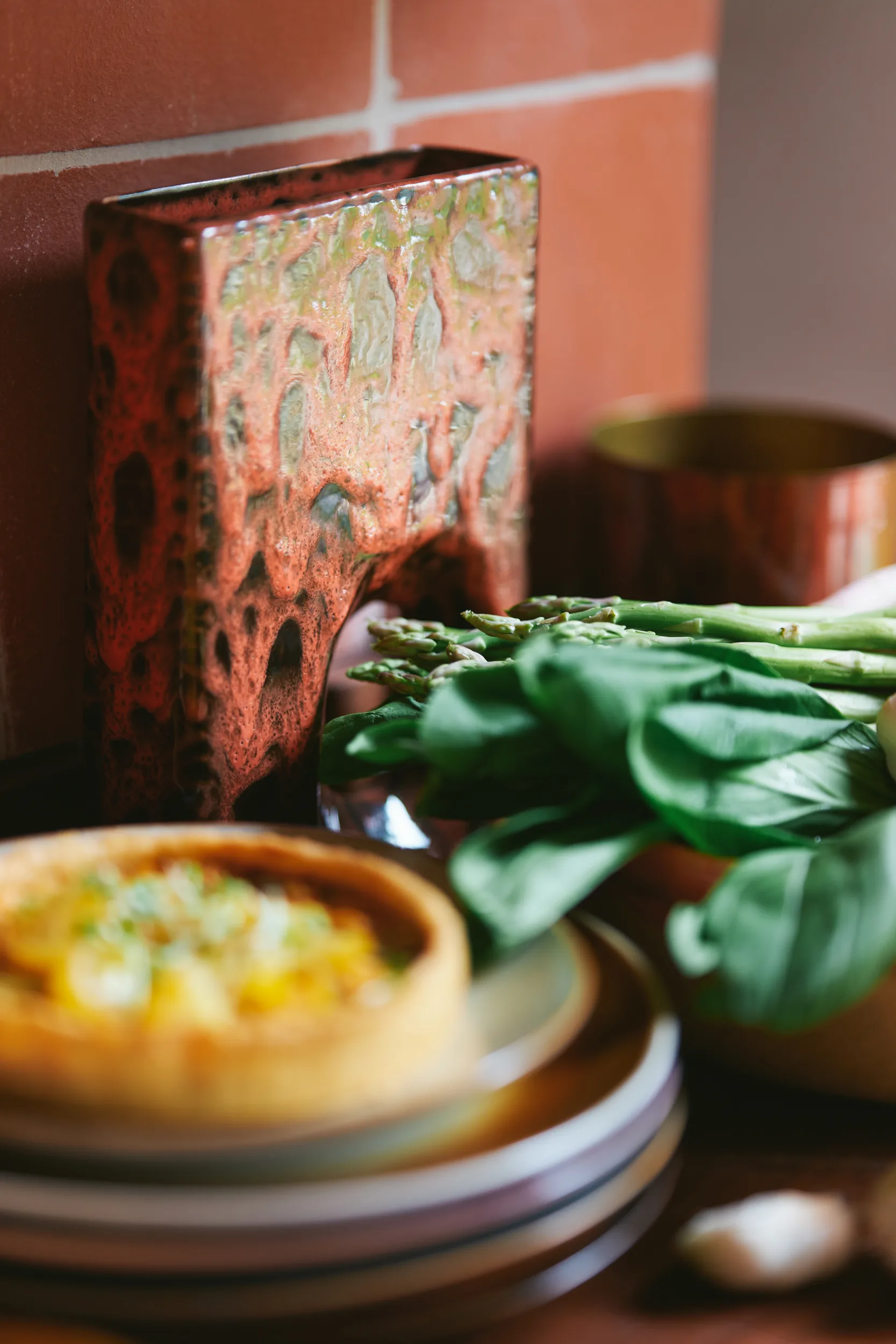 Retro 花瓶 M, 珊瑚红 HKliving