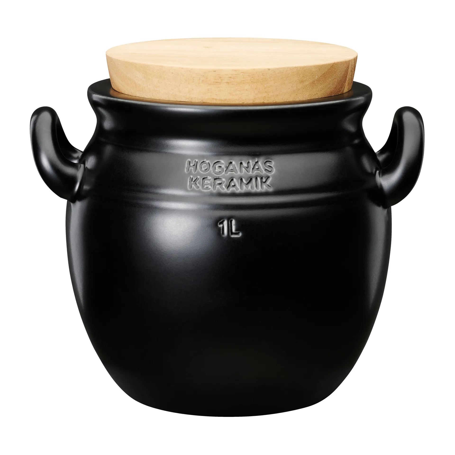 Höganäs 陶瓷制品 罐子 1 l, Grafite 灰色 Höganäs Keramik
