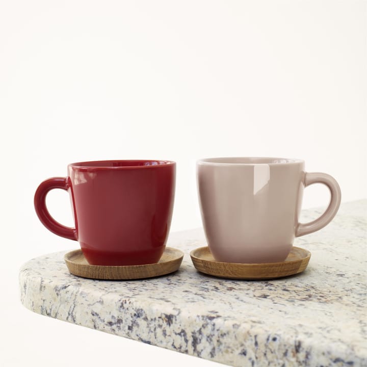 Höganäs 咖啡杯, 红色 shiny Höganäs Keramik