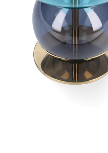 Bubble 烛台 14 cm - 蓝色-烟熏 - Holmegaard