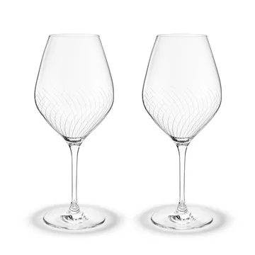 Cabernet Lines burgundy glass 69 cl 两件套装 - Clear - Holmegaard