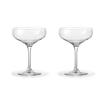 Cabernet Lines cocktail glass 29 cl 两件套装 - Clear - Holmegaard