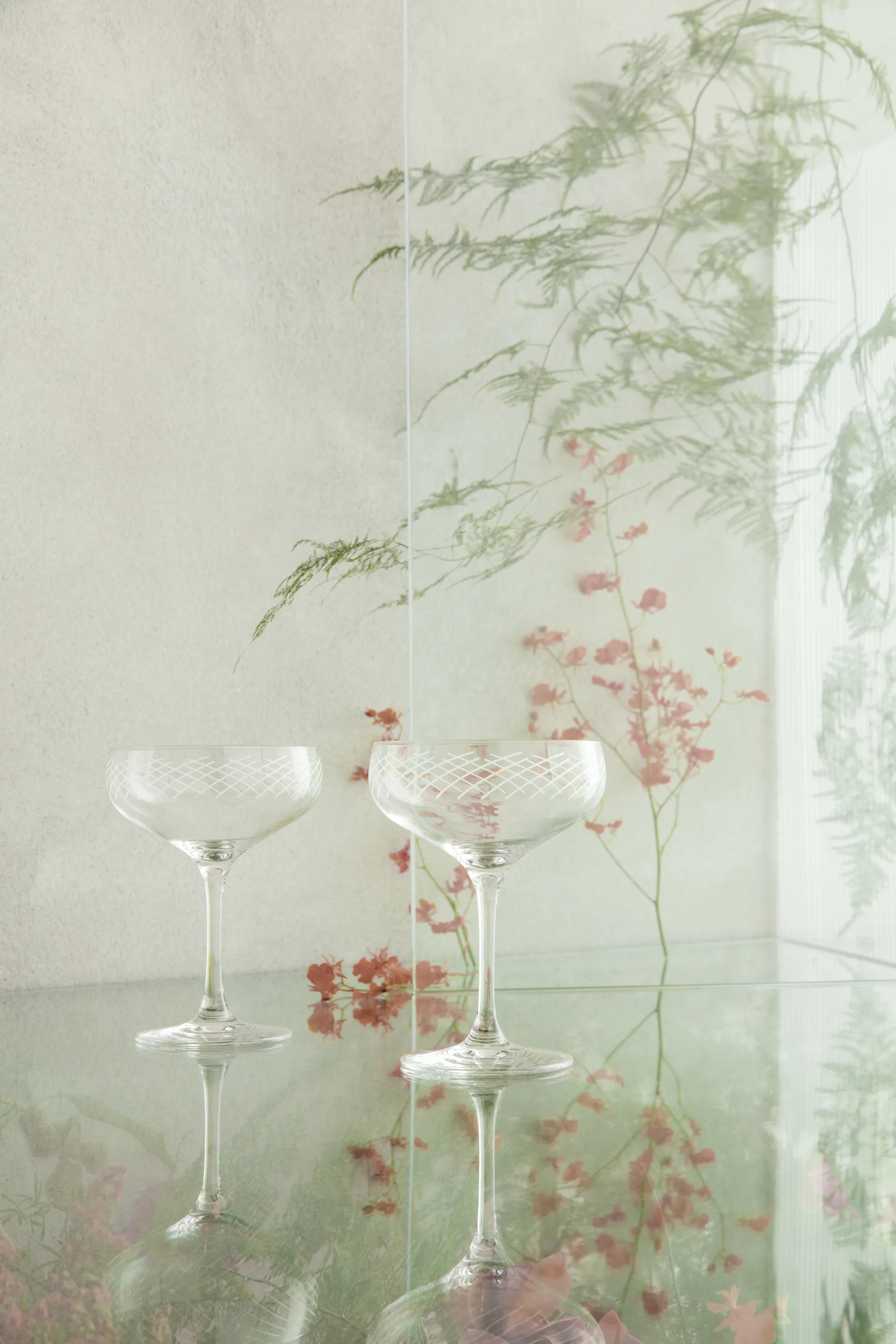 Cabernet Lines cocktail glass 29 cl 两件套装, Clear Holmegaard