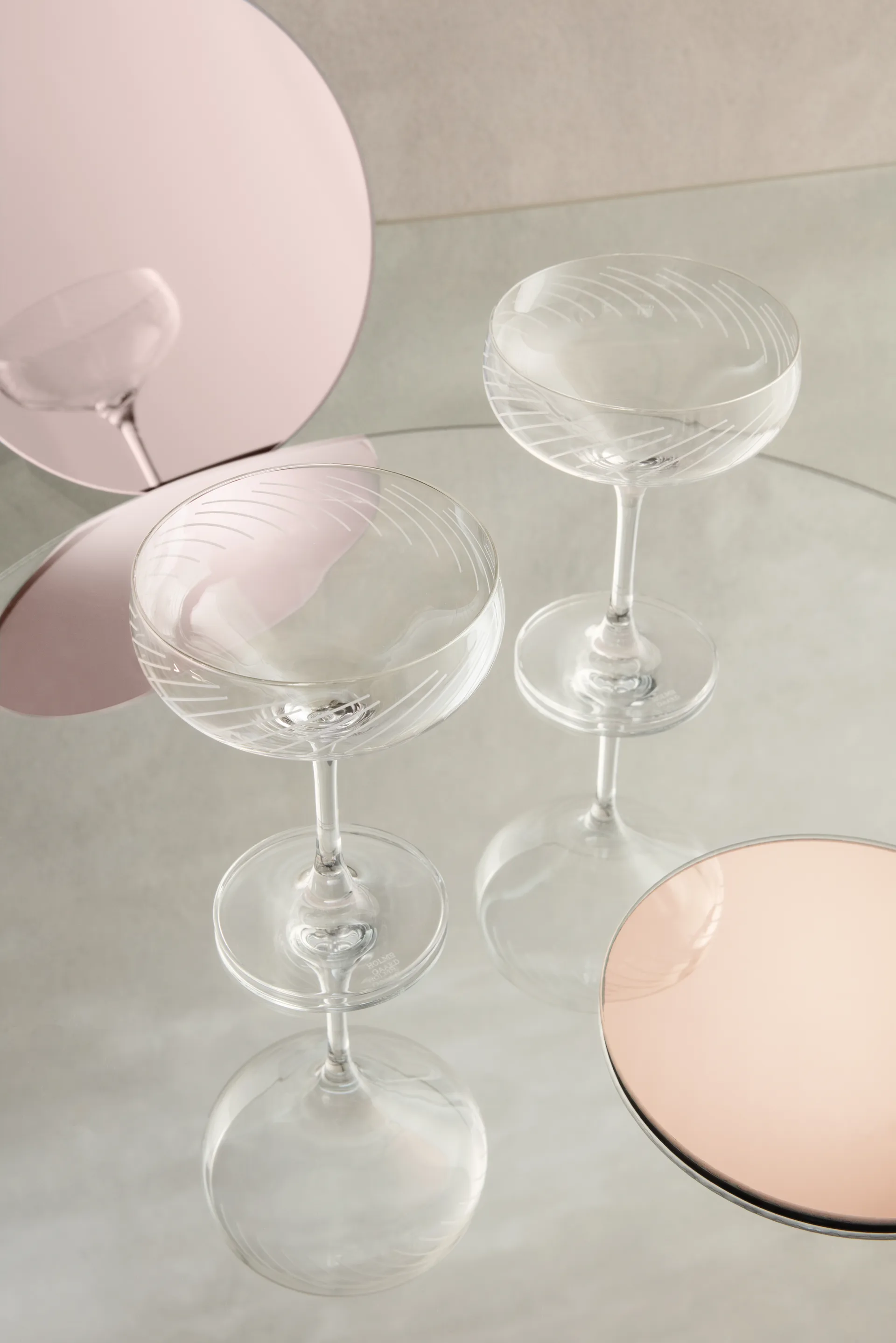 Cabernet Lines cocktail glass 29 cl 两件套装, Clear Holmegaard