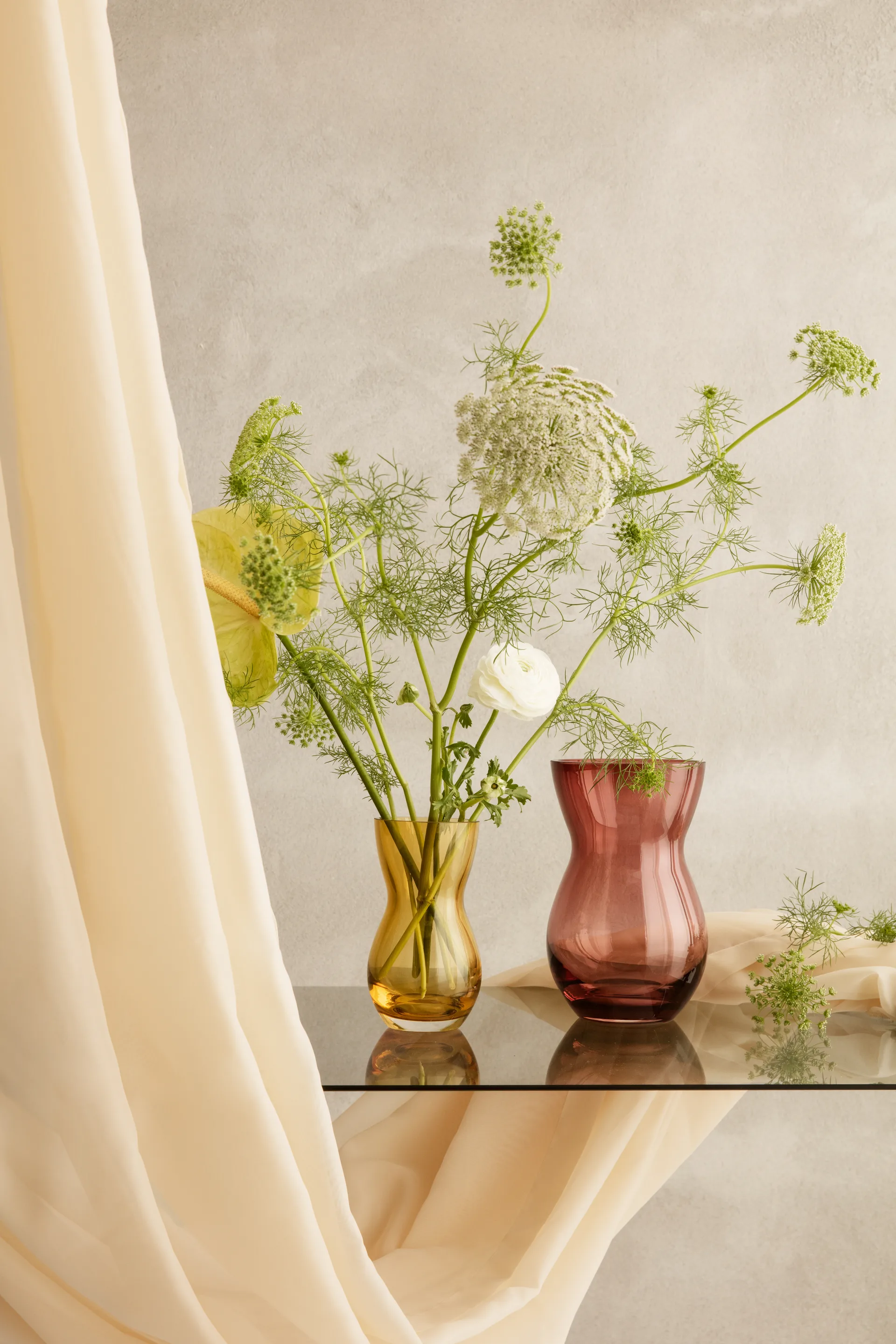 Calabas 花瓶 21 cm, Burgundy Holmegaard