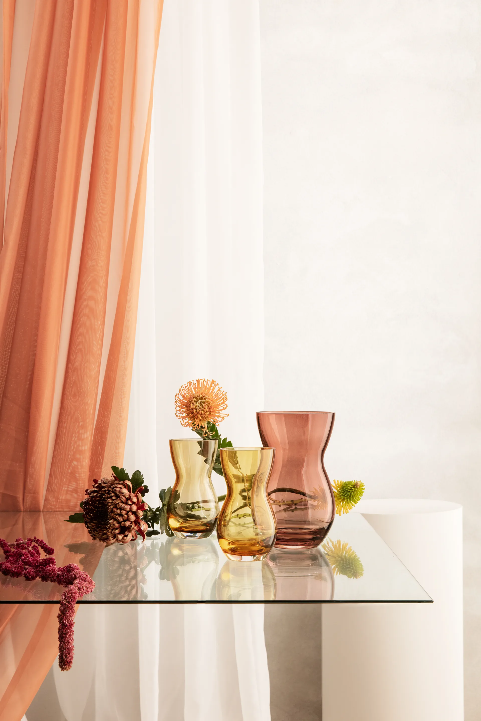 Calabas 花瓶 21 cm, Burgundy Holmegaard