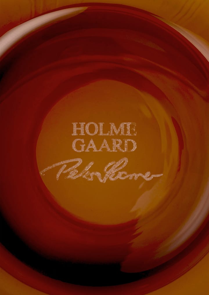 Calabas 花瓶 21 cm, Duo burgundy-amber Holmegaard