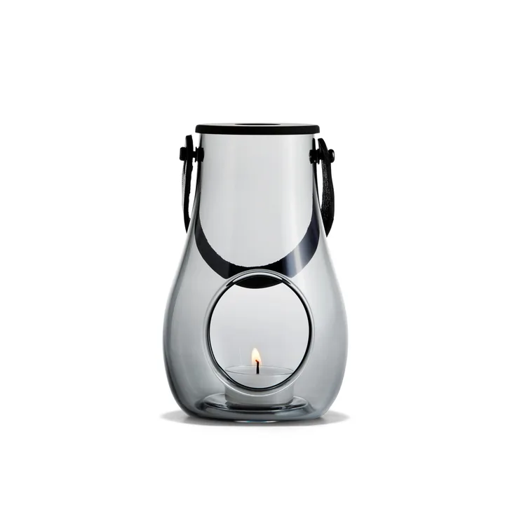 Design with Light 烟灰色烛台 - 16cm - Holmegaard