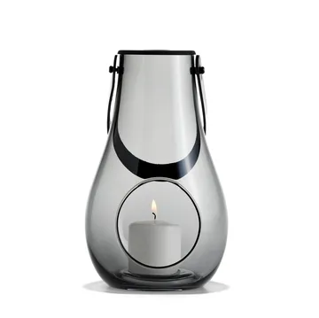Design with Light 烟灰色烛台 - 25cm - Holmegaard
