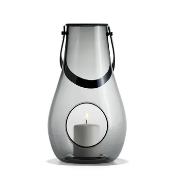 Design with Light 烟灰色烛台 - 29cm - Holmegaard