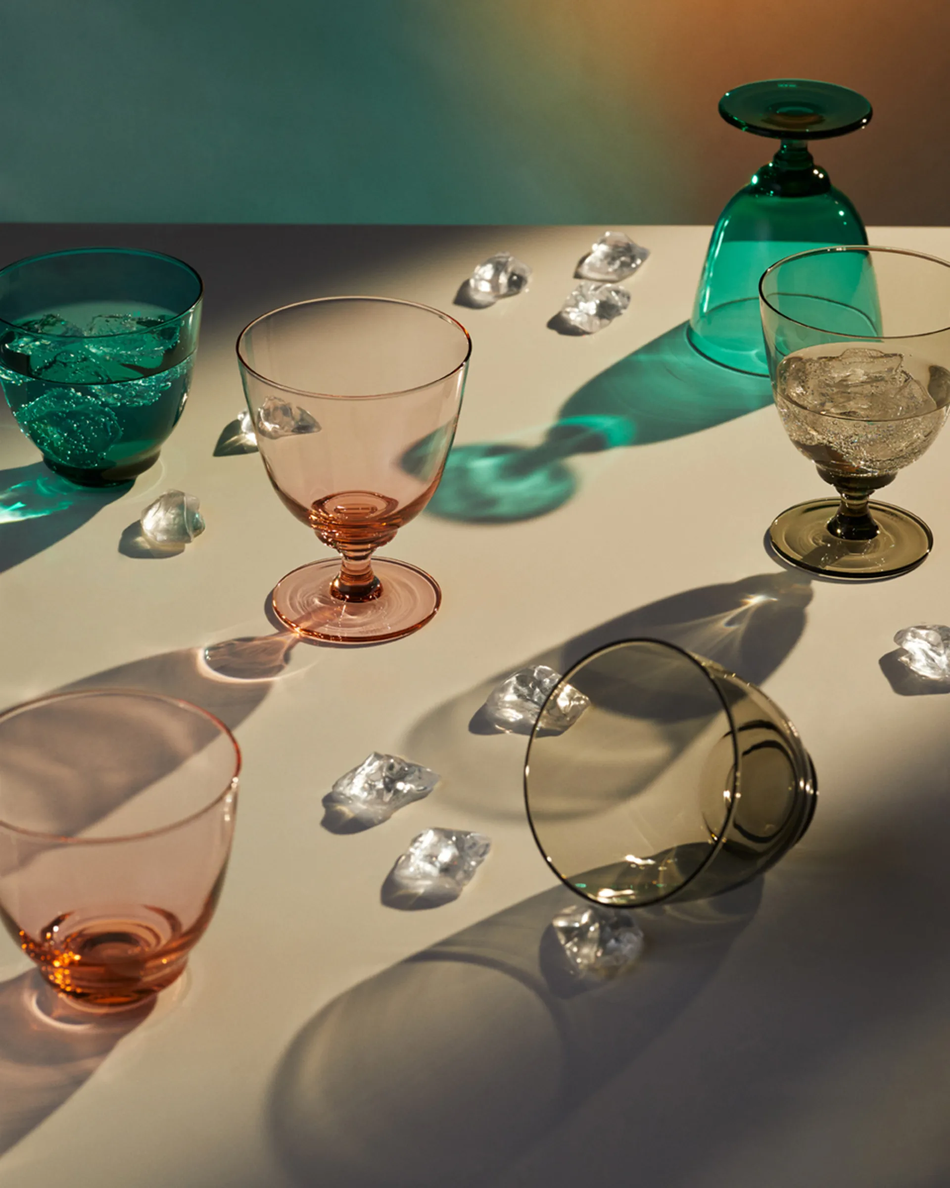 Flow 水杯 35 cl, Champagne Holmegaard