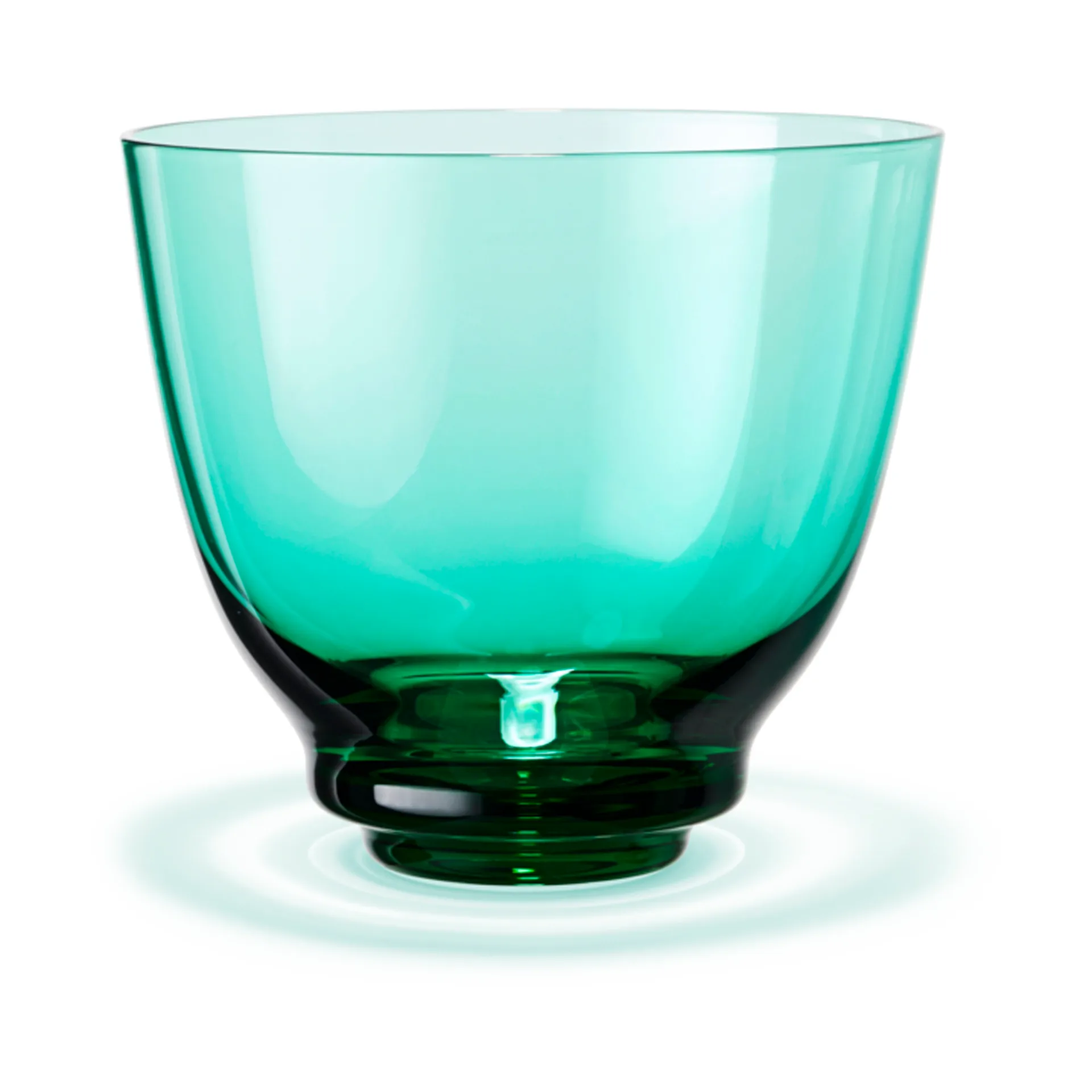 Flow 水杯 35 cl, Emerald green Holmegaard