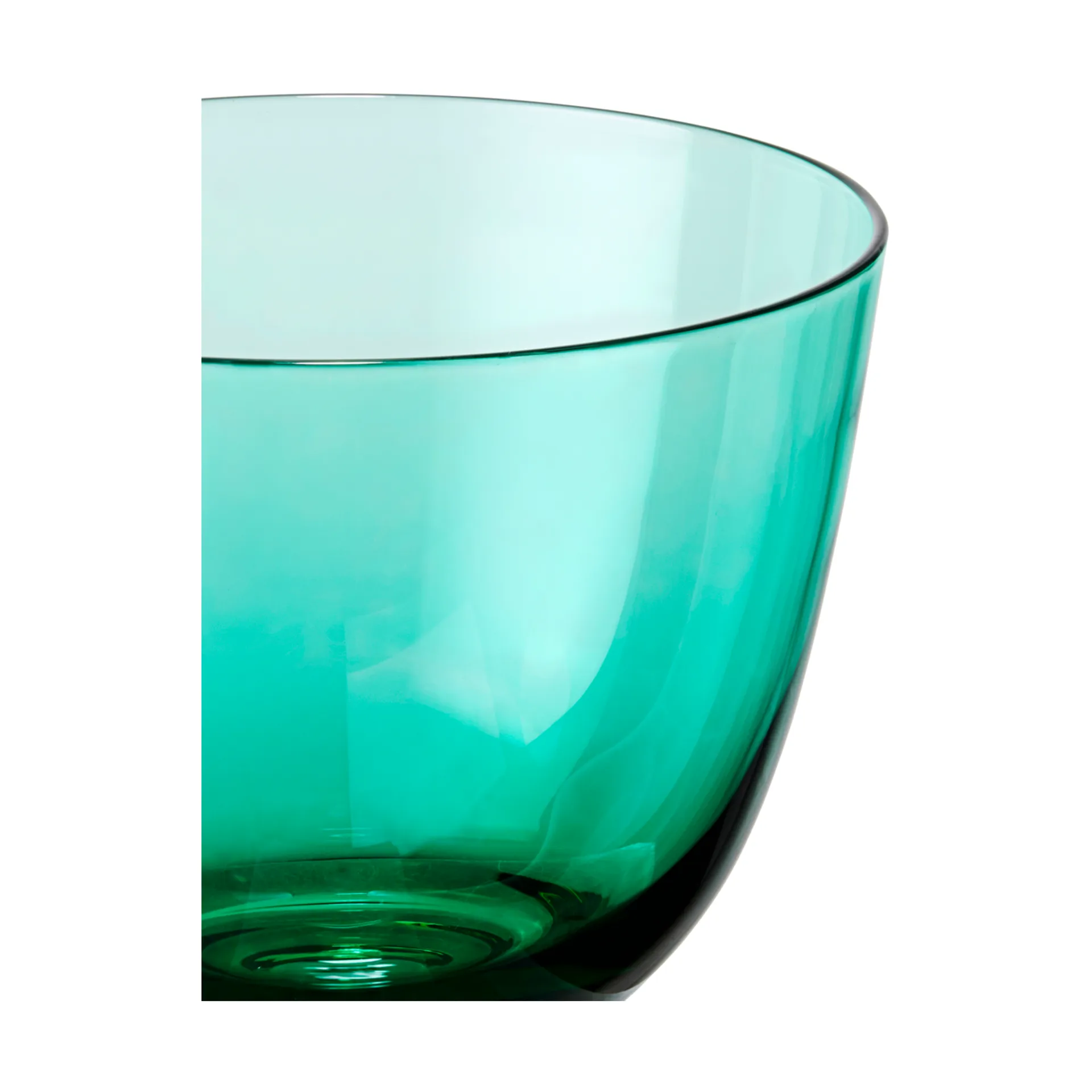 Flow 水杯 35 cl, Emerald green Holmegaard