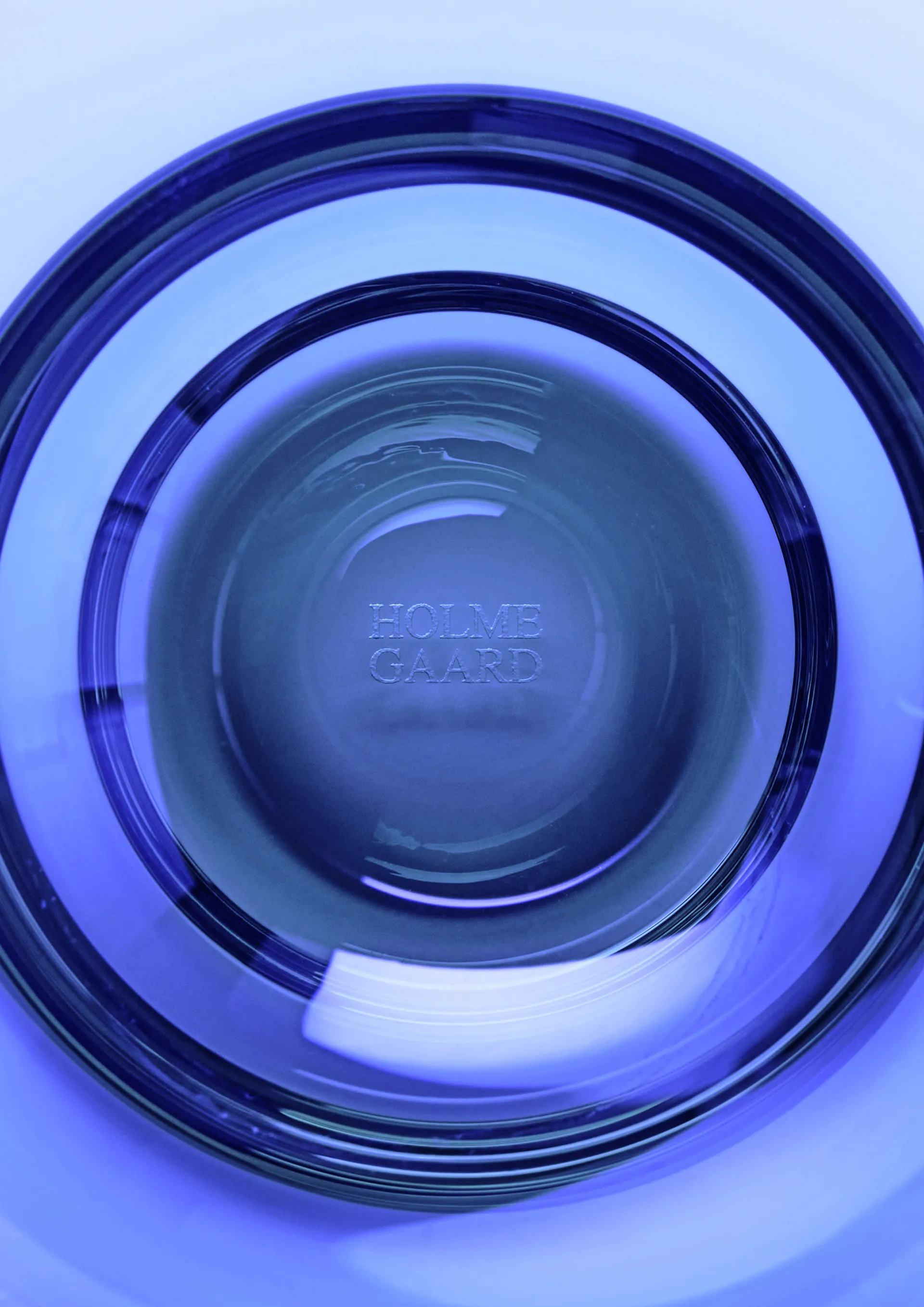 Flow 水杯 35 cl, 深蓝 Holmegaard