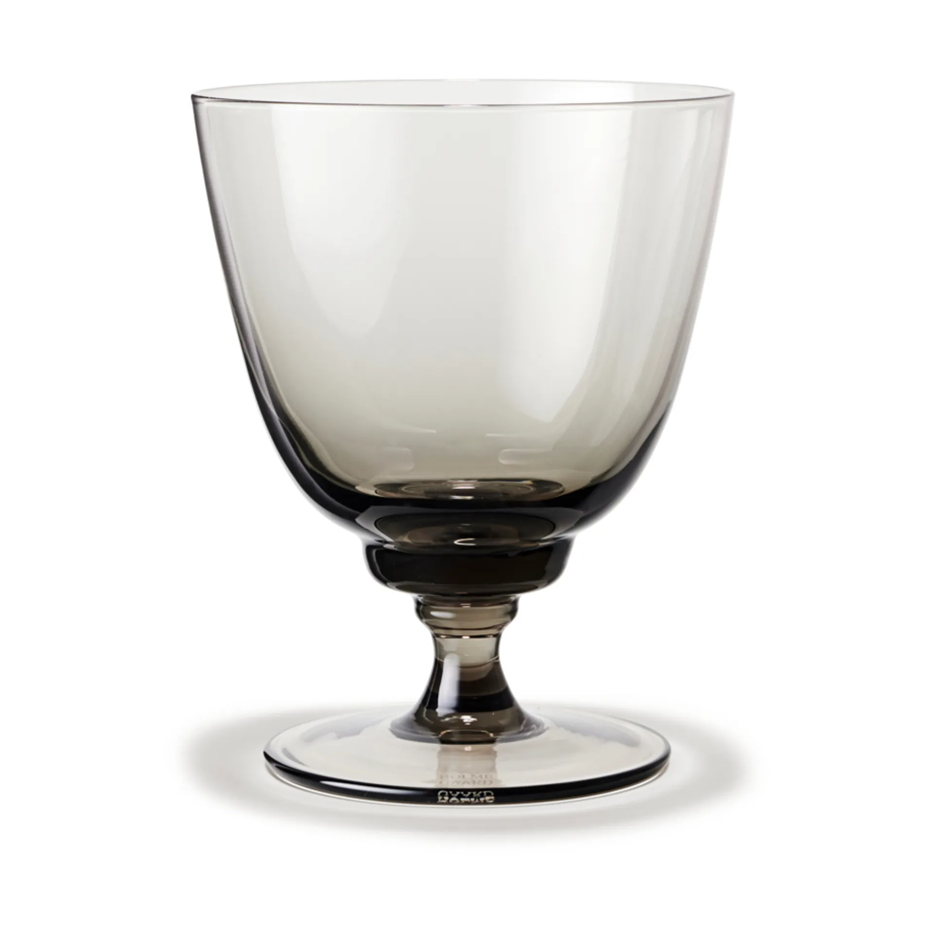 Flow 玻璃 on base 35 cl, Smoke Holmegaard