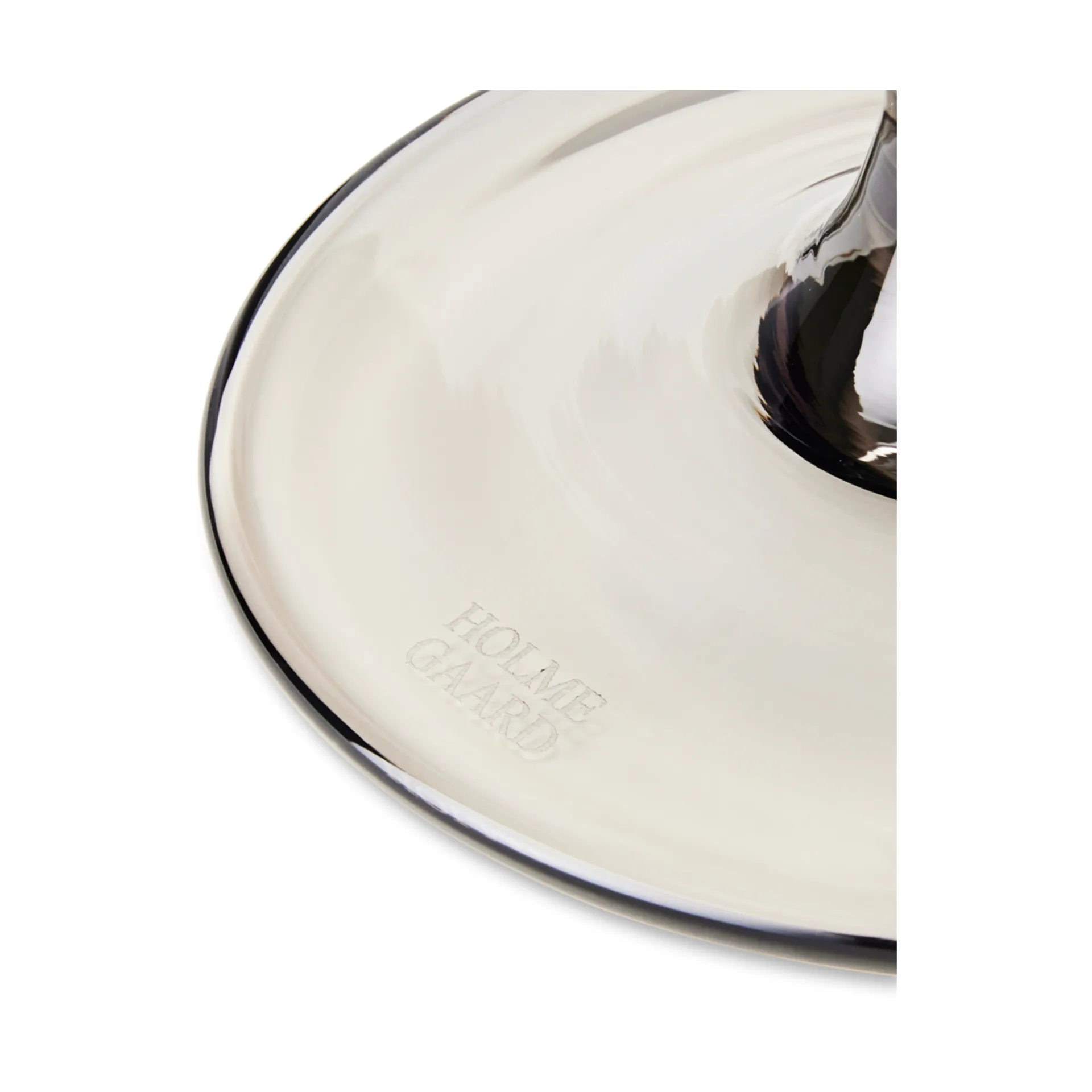 Flow 玻璃 on base 35 cl, Smoke Holmegaard