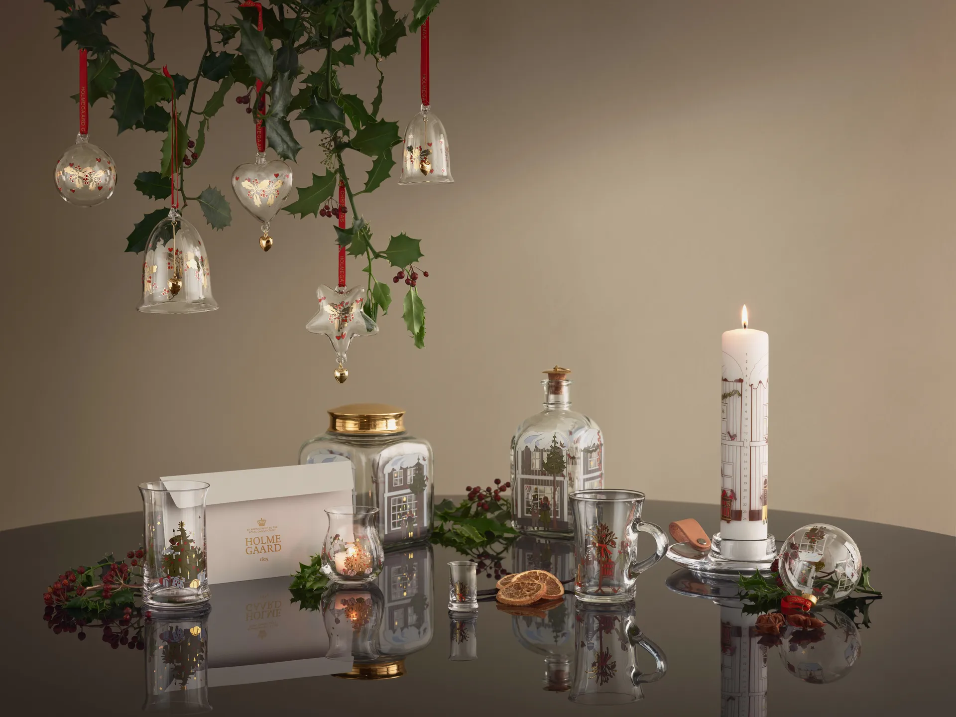 Holmegaard Christmas 烛台 两件套装, 2022 Holmegaard