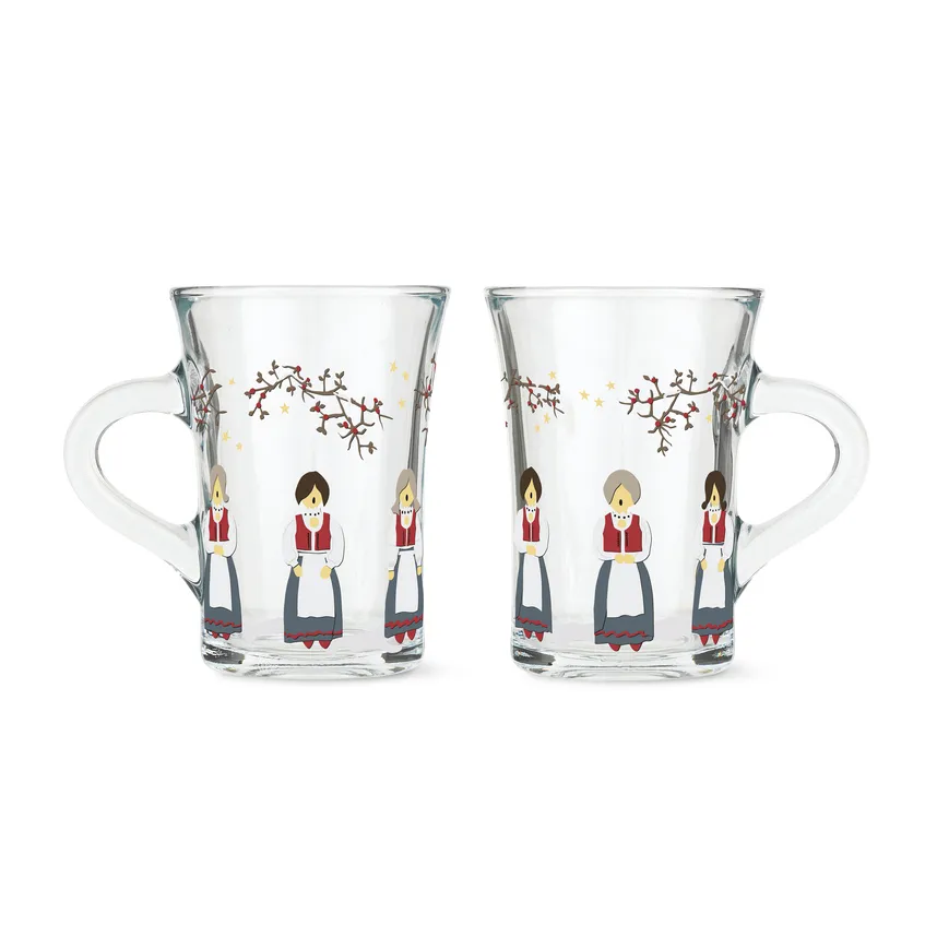 Holmegaard Christmas hot drink 玻璃 24 cl 两件套装,  Holmegaard