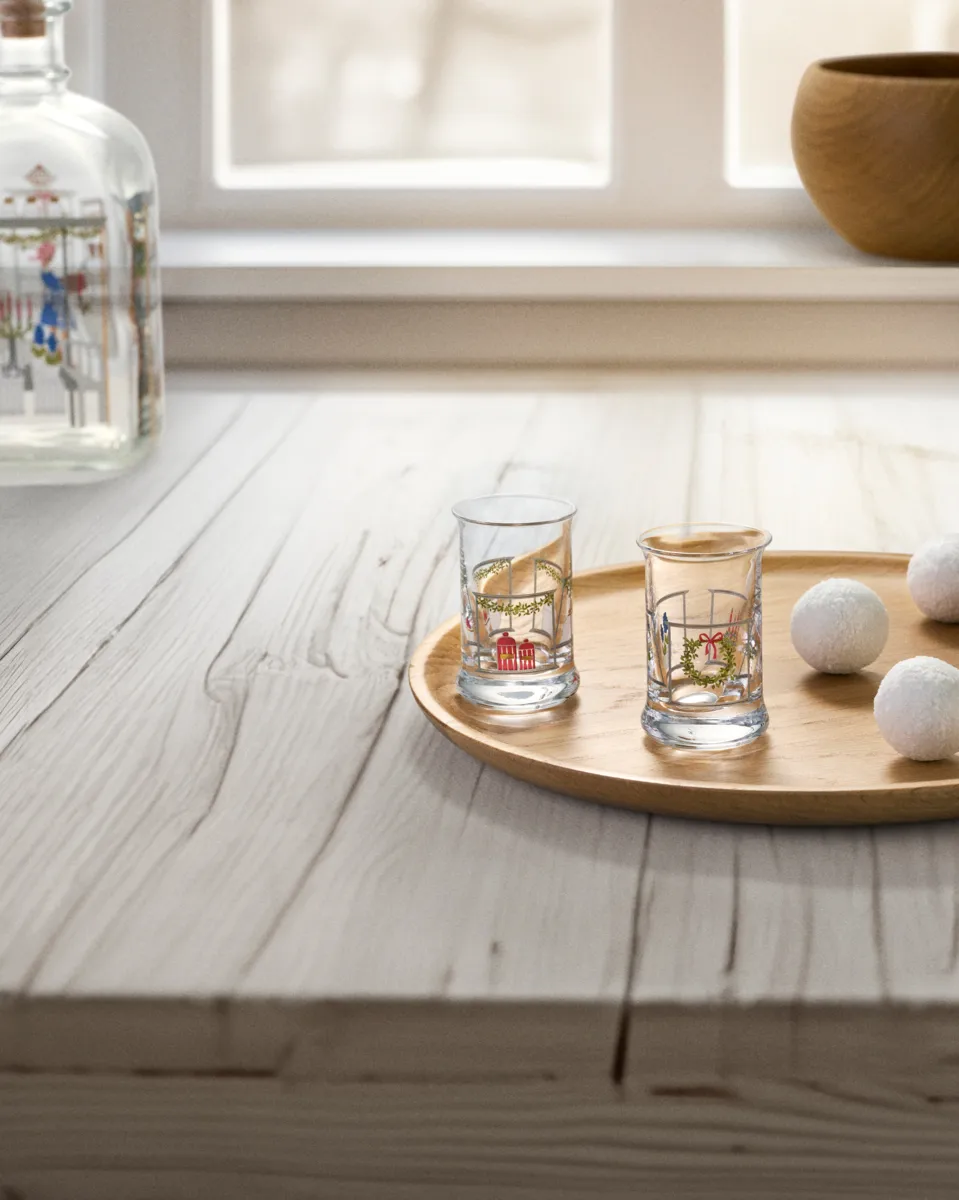 Holmegaard Christmas snaps 玻璃 两件套装, 2024 Holmegaard