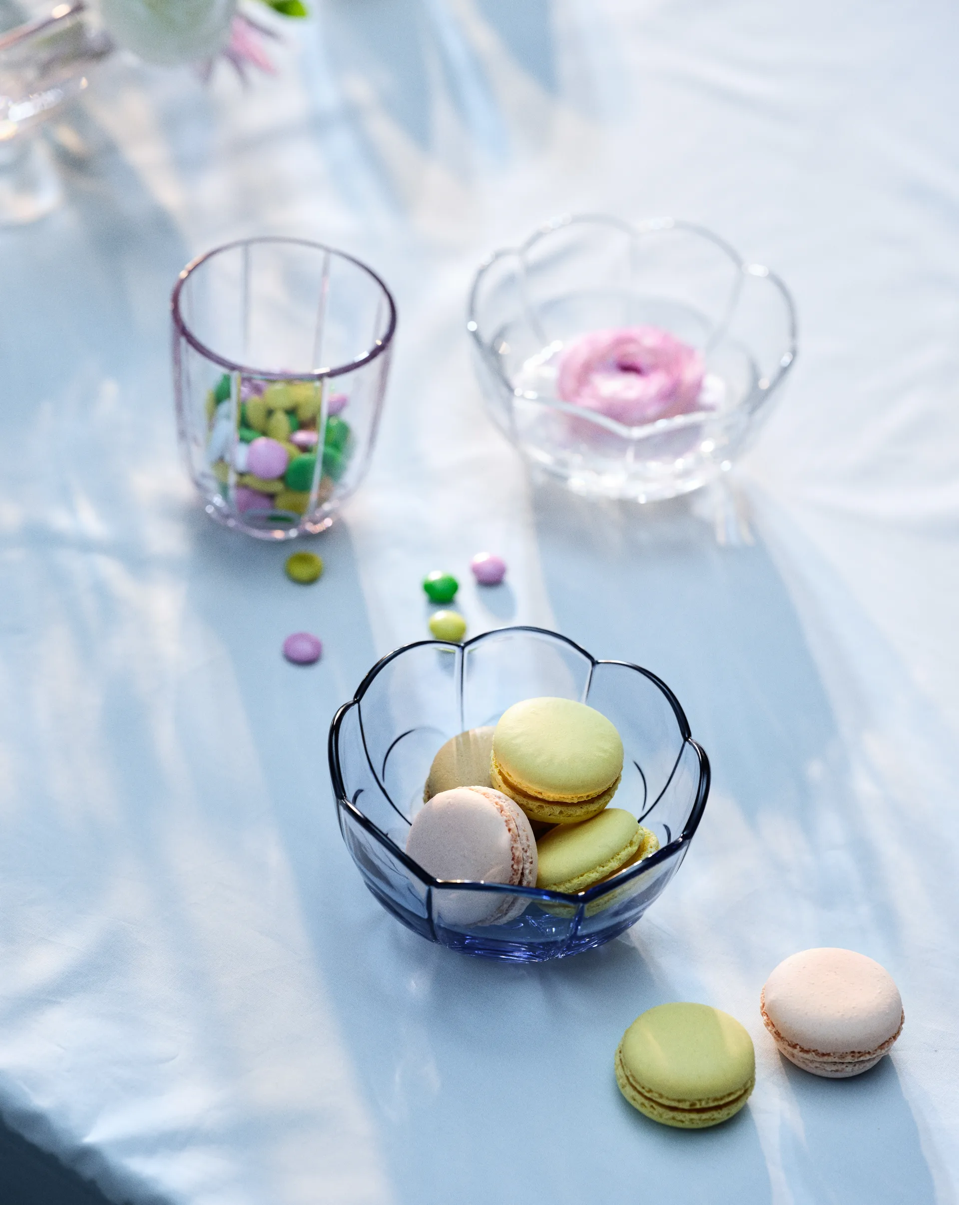 Lily 碗  Ø13 cm 两件套装, 蓝色 iris Holmegaard