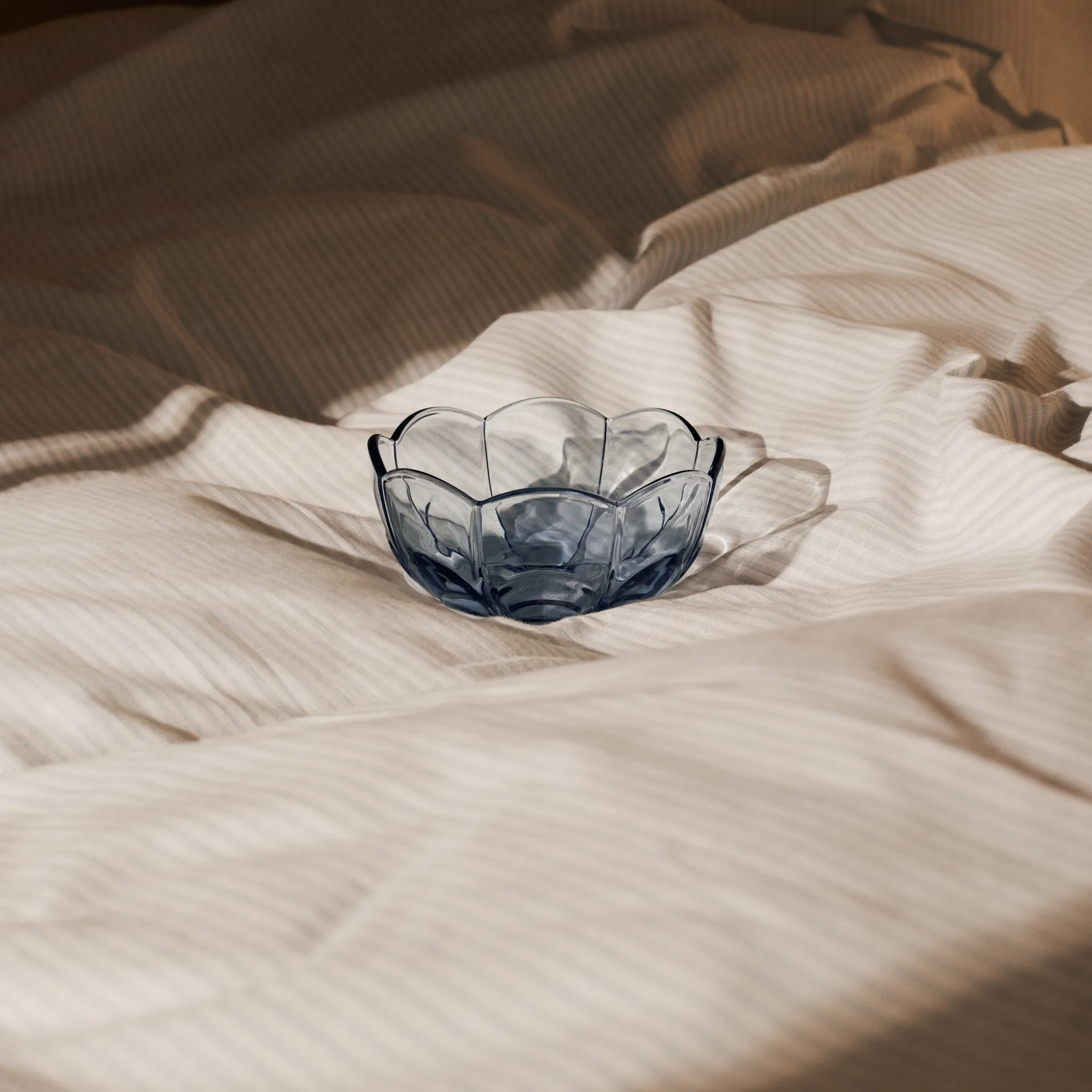 Lily 碗  Ø13 cm 两件套装, 蓝色 iris Holmegaard