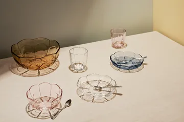 Lily 甜点盘 Ø16cm 2件装 - 透明 - Holmegaard