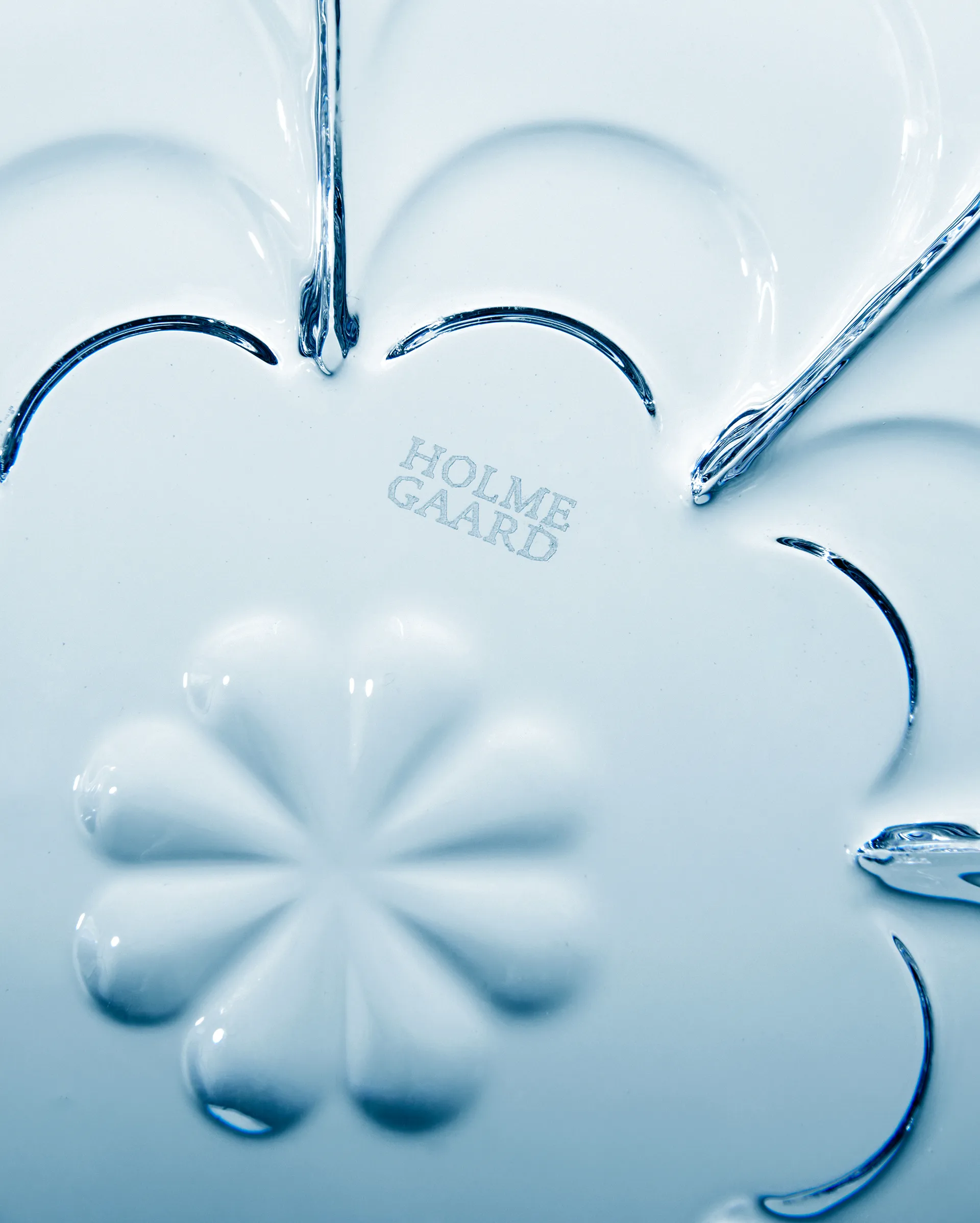 Lily dessert 盘子 Ø16 cm 两件套装, 蓝色 iris Holmegaard