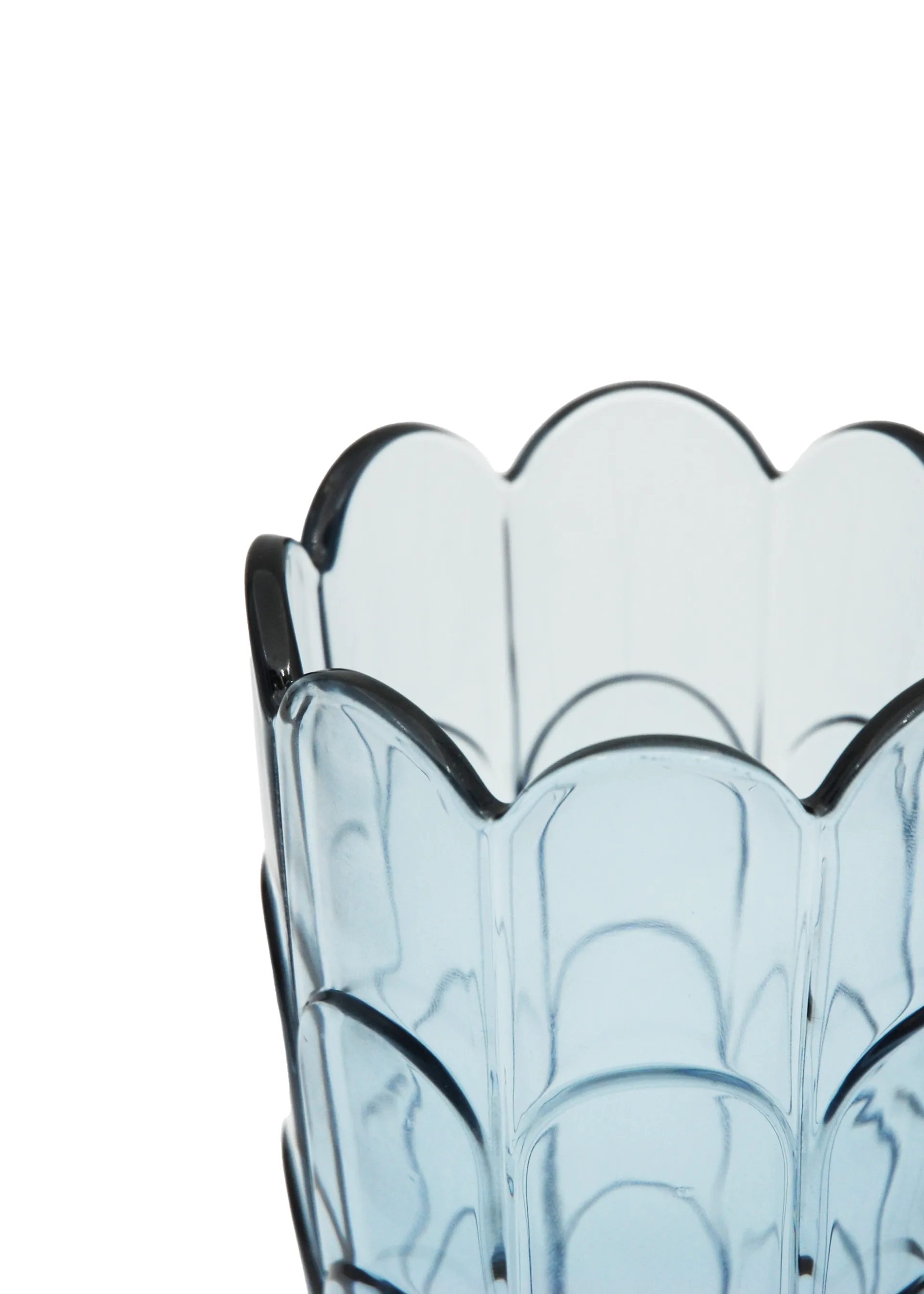 Lily 花瓶 H19 cm, 蓝色 iris Holmegaard