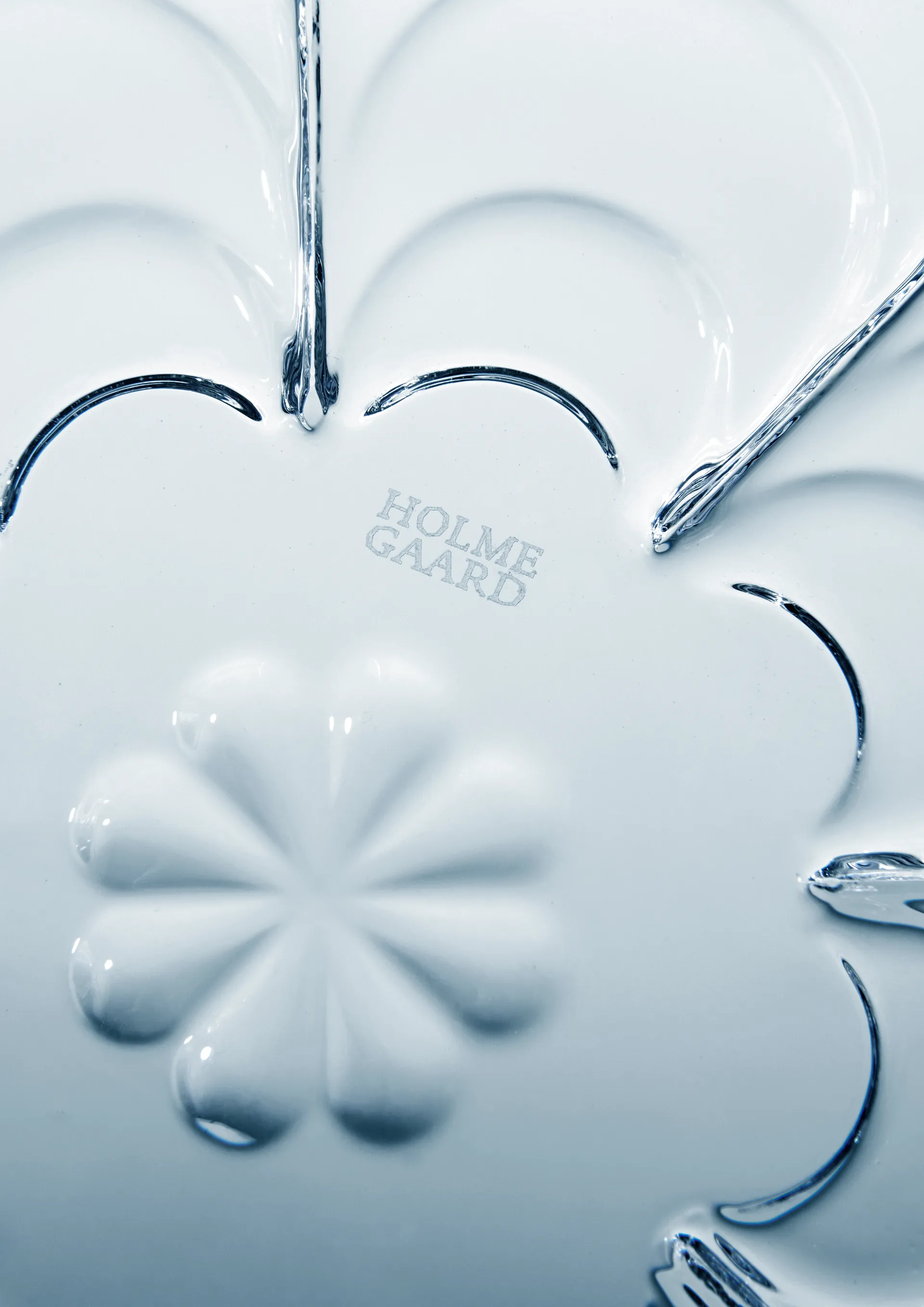 Lily 花瓶 H19 cm, 蓝色 iris Holmegaard