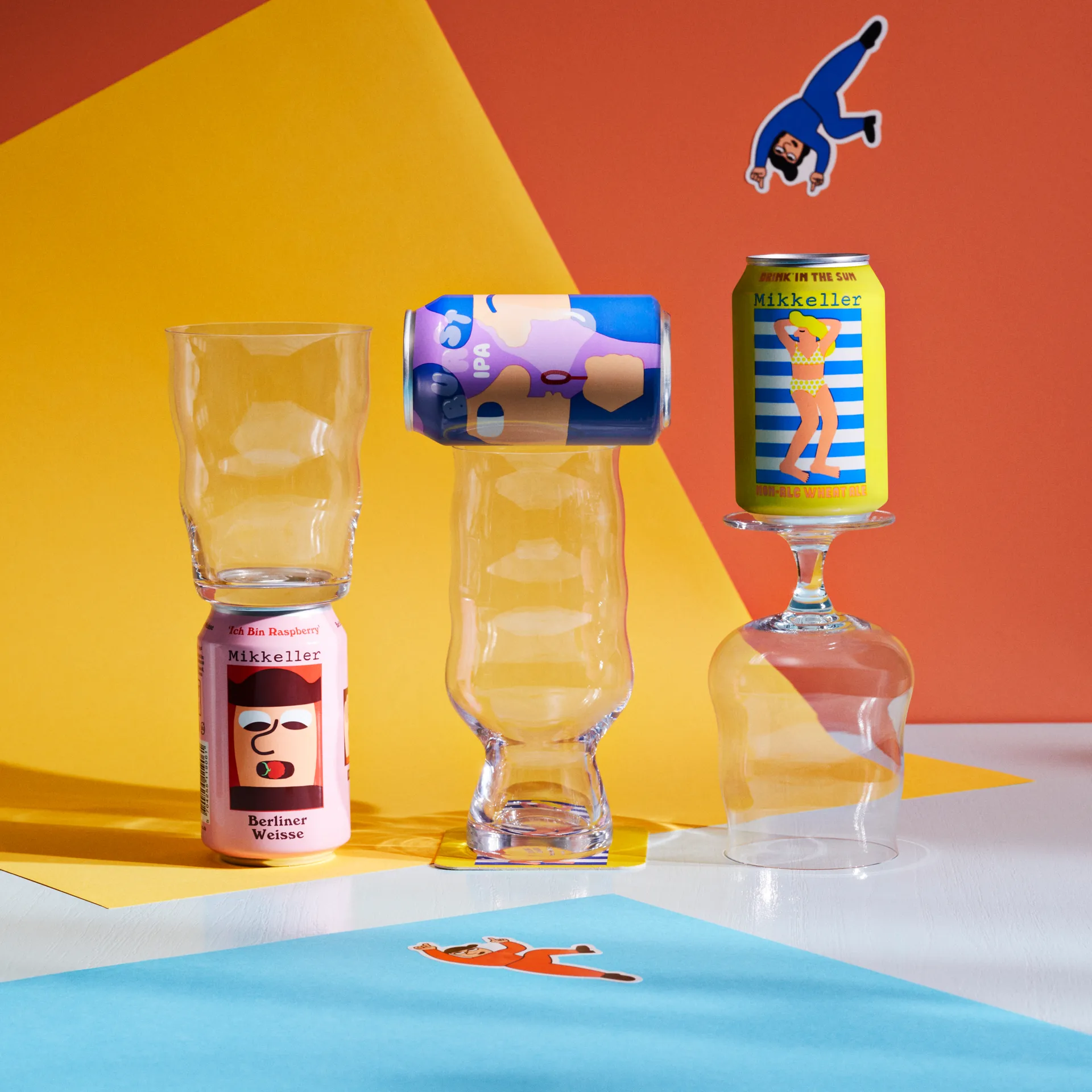 Mikkeller universal 啤酒玻璃杯 两件套装, 40 cl Holmegaard