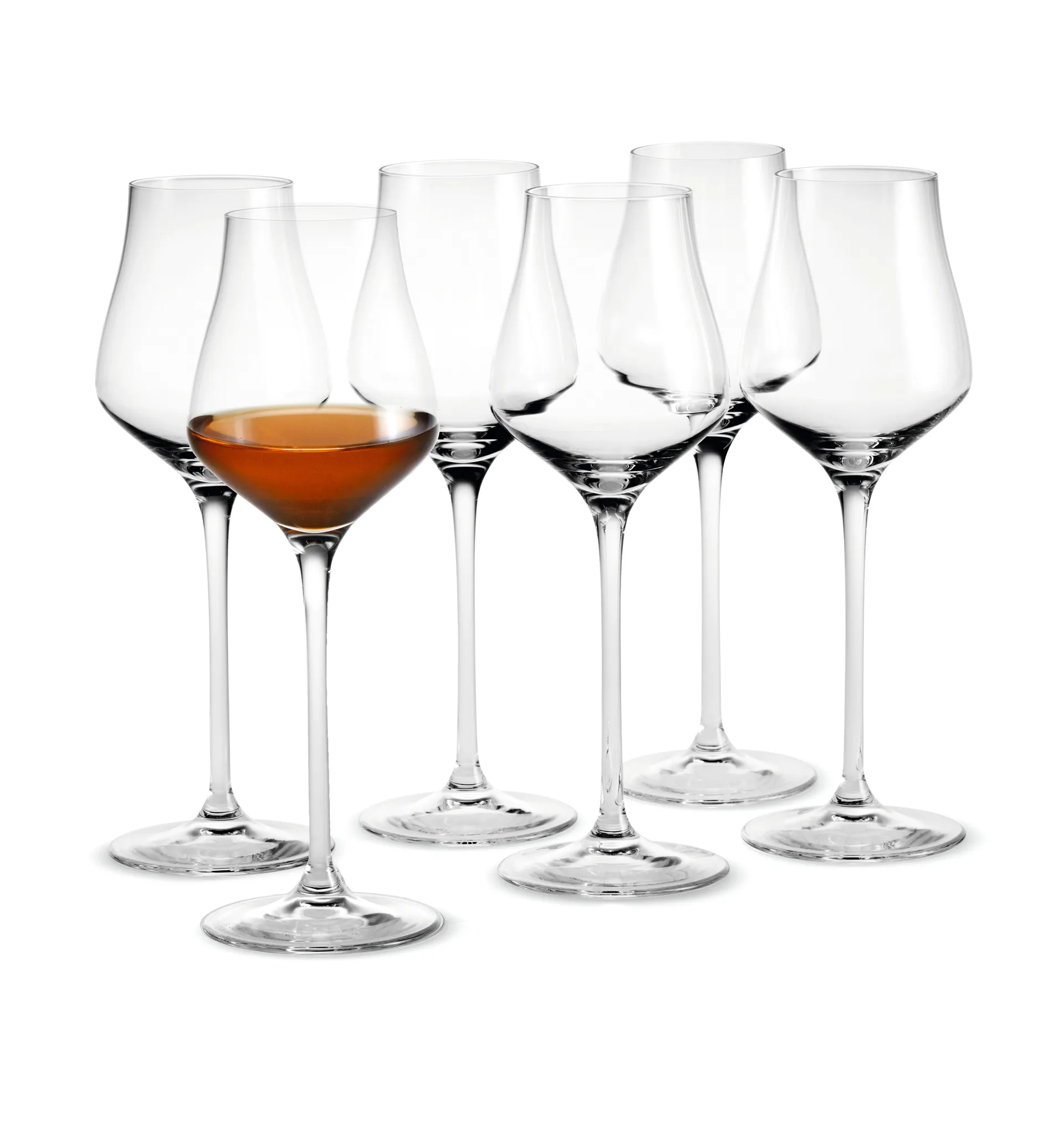 Perfection shot glass 5 cl 6 pack, Clear Holmegaard