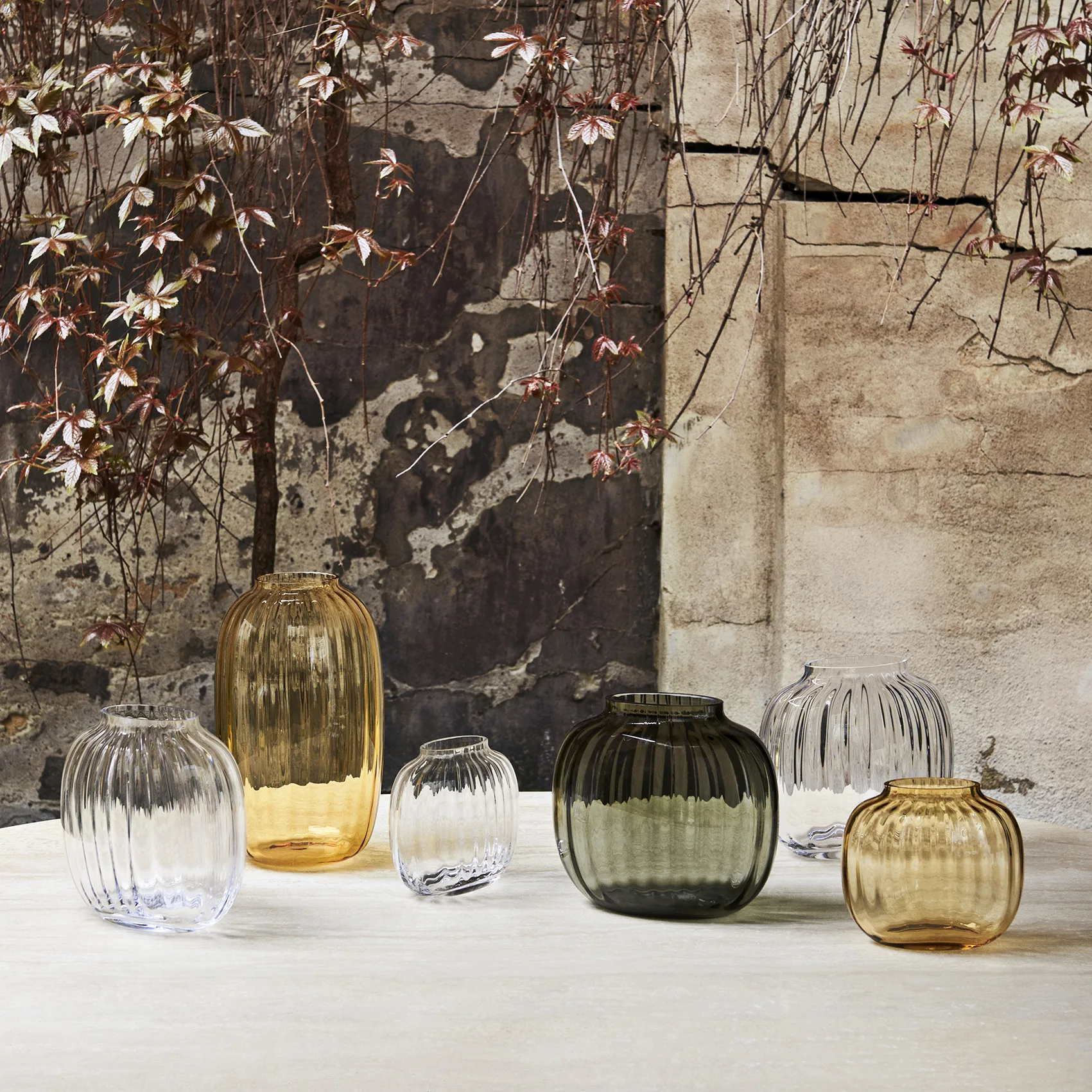 Primula 花瓶 25.5 cm, Amber Holmegaard