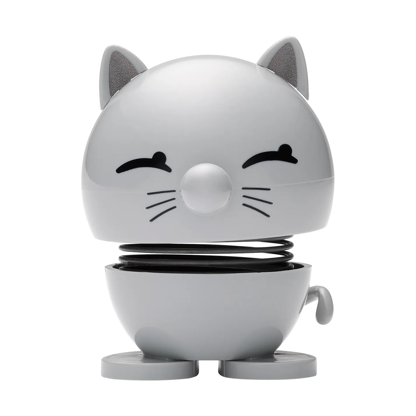 Hoptimist 小猫摆件 7.3cm, 浅灰色 Hoptimist