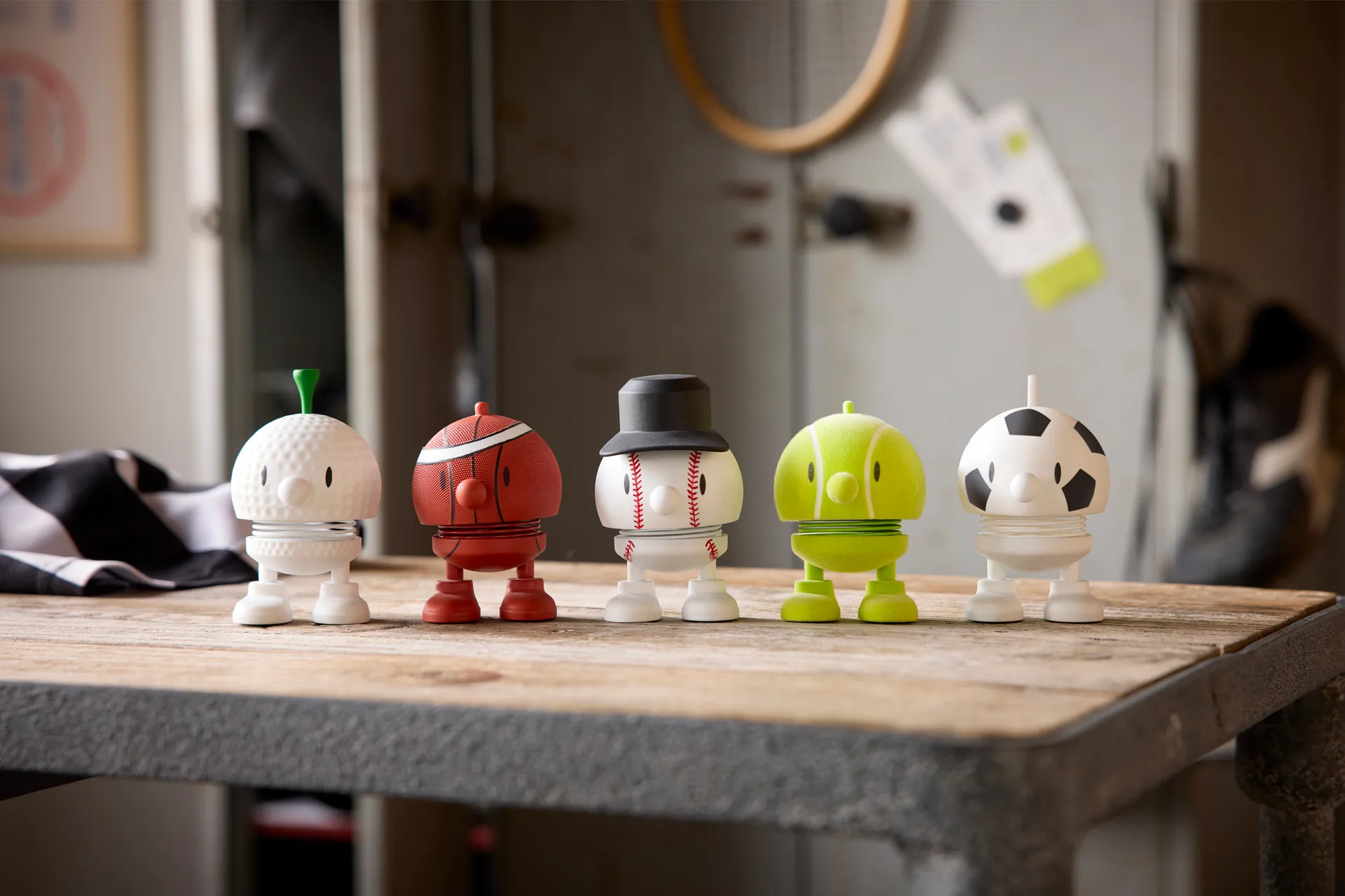 Hoptimist Basketball Bumble S 雕像, 橙色 Hoptimist