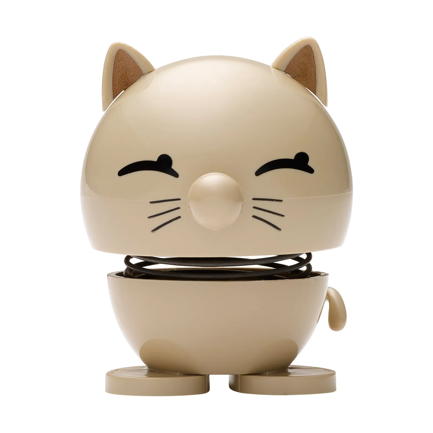 Hoptimist Cat 摆件 7.3 cm, Latte Hoptimist