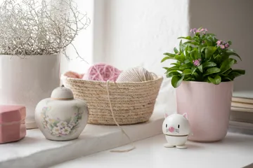Hoptimist Cat 摆件 7.3 cm - White - Hoptimist