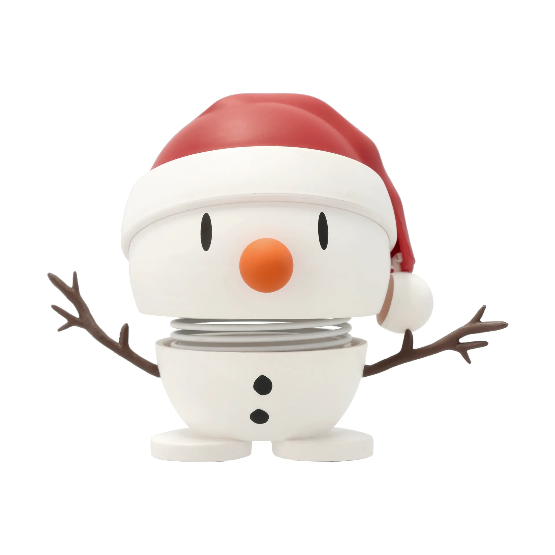 Hoptimist Soft Santa Snowman S figure, 白色的 Hoptimist