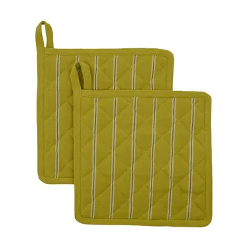 厨师 防烫垫22x22cm 2件装 - Mustard 黄色 - House Doctor