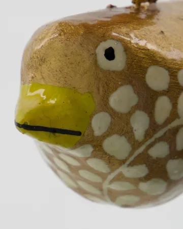 Bird Easter hanging 装饰 三件套装 - 黄色 - House Doctor