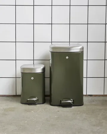 Black 垃圾桶 - Deep 绿色, 20.5x27.5x29.5 cm - House Doctor