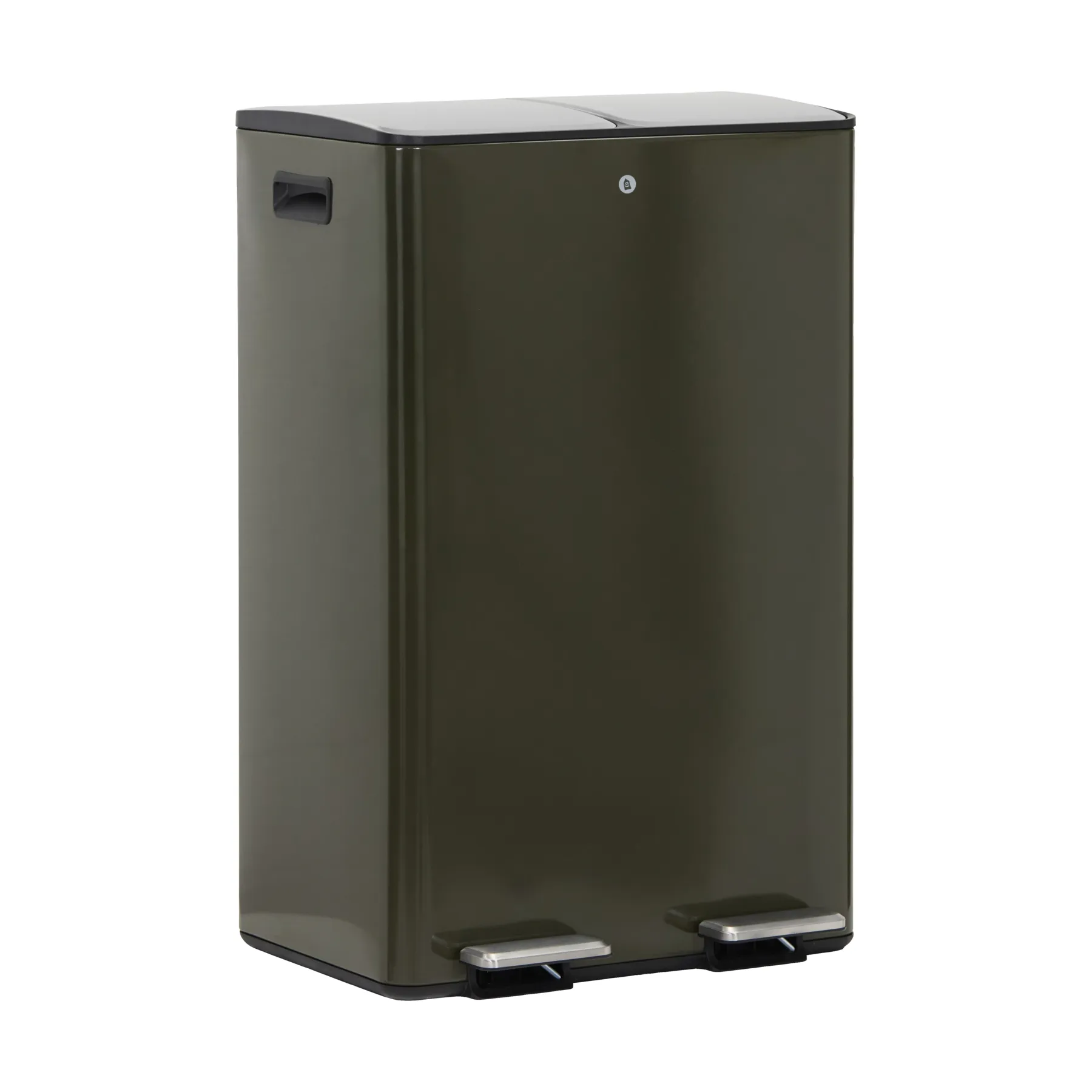 Black 垃圾桶, Deep 绿色, 46x35.5x71 cm House Doctor