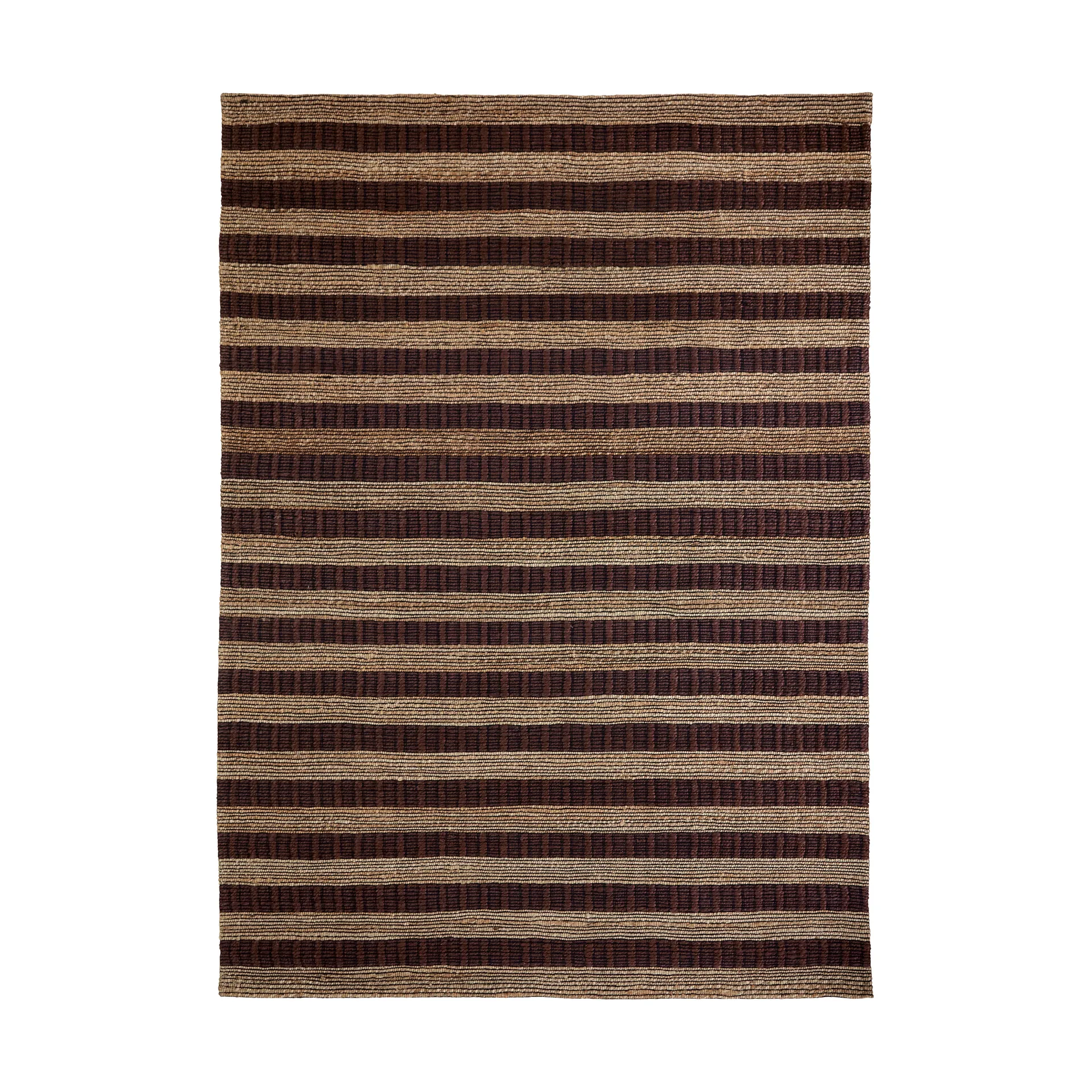 Block 地毯 brown-natural, 160x230 cm House Doctor