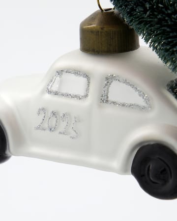 Car Christmas 装饰品 - 白色-银色 - House Doctor