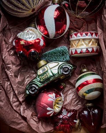Car Christmas 装饰品 - 绿色-金色 - House Doctor