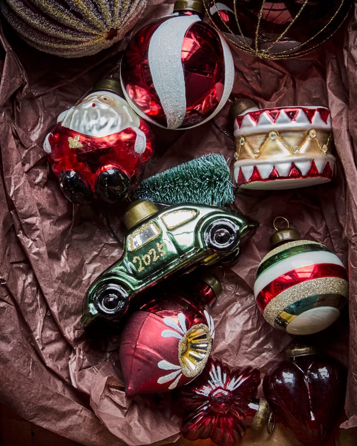 Car Christmas 装饰品, 绿色-金色 House Doctor