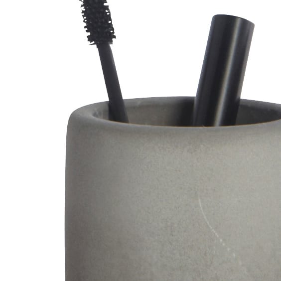 Cement toothbrush holder, concrete House Doctor
