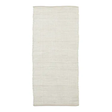 Chindi 地毯70x160cm - 白色 - House Doctor