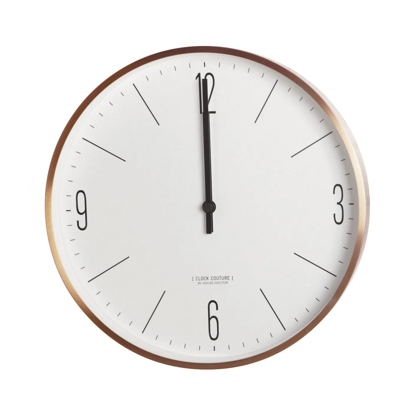 Clock Couture wall clock, gold-白色 House Doctor