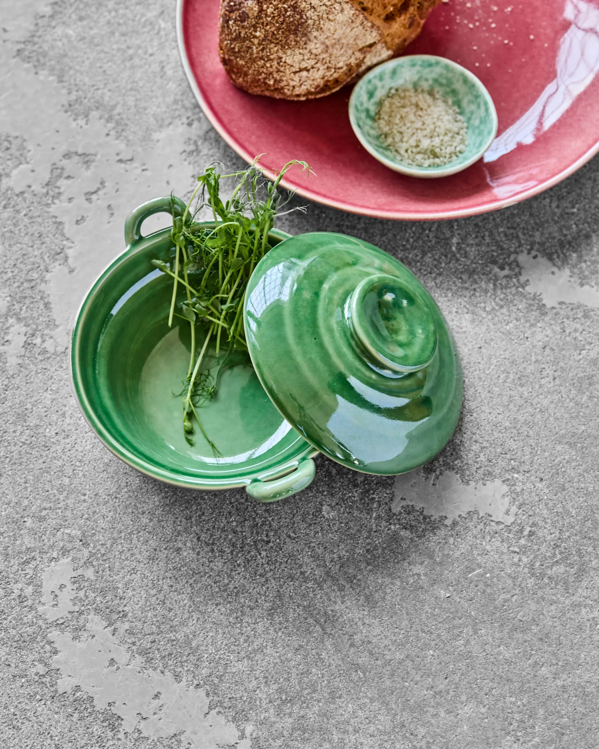 Diva 罐子 （含盖子）, 绿色 House Doctor