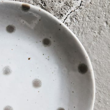 Dots 盘子 Ø15.7 cm - 白色-绿色 - House Doctor